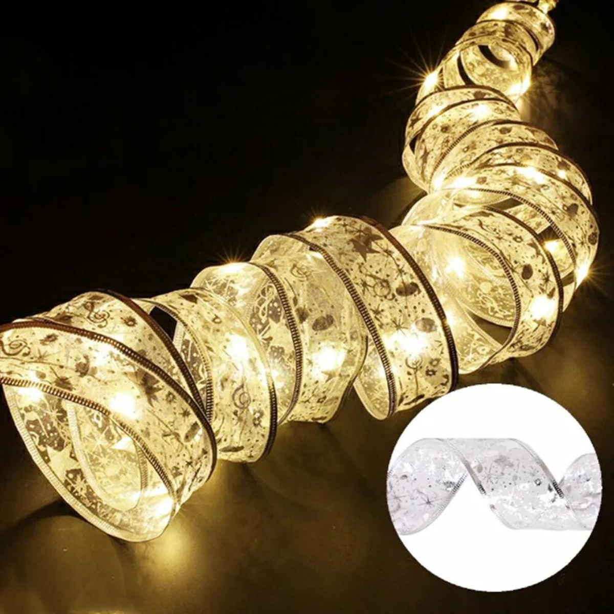 Fita de Natal com Pisca Pisca LED