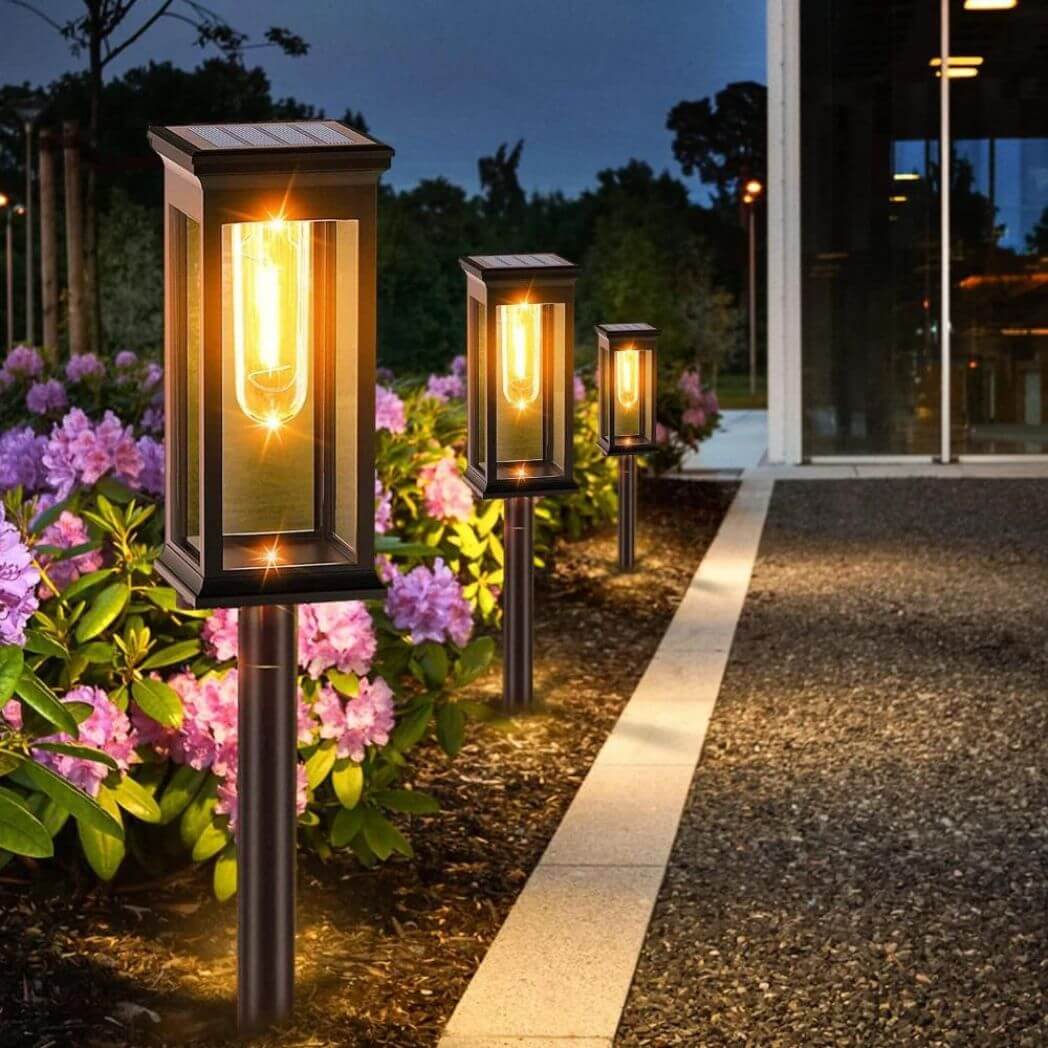 Luminária Solar de Jardim à Prova D'Água -  SquareLight
