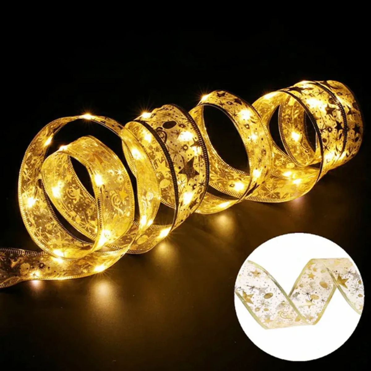 Fita de Natal com Pisca Pisca LED
