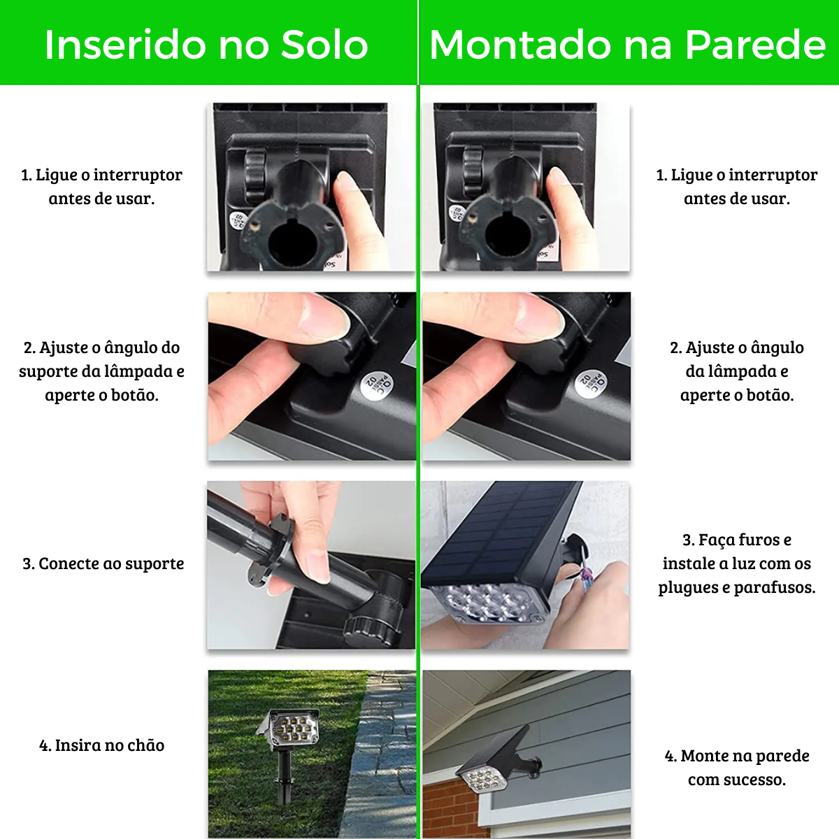 Luminária Espeto Solar de Jardim