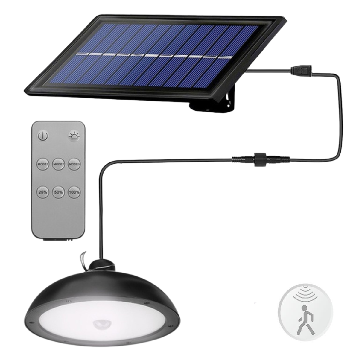 Luminária Solar LED Pendente