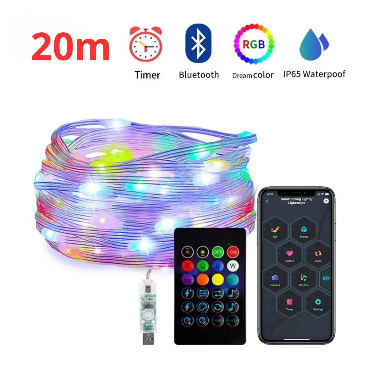 Pisca-Pisca SmartColors com Aplicativo