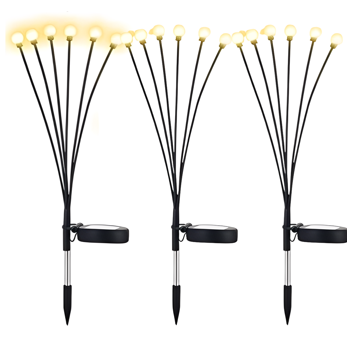 Luminária Solar Led Vagalume para Jardim à Prova D'Água