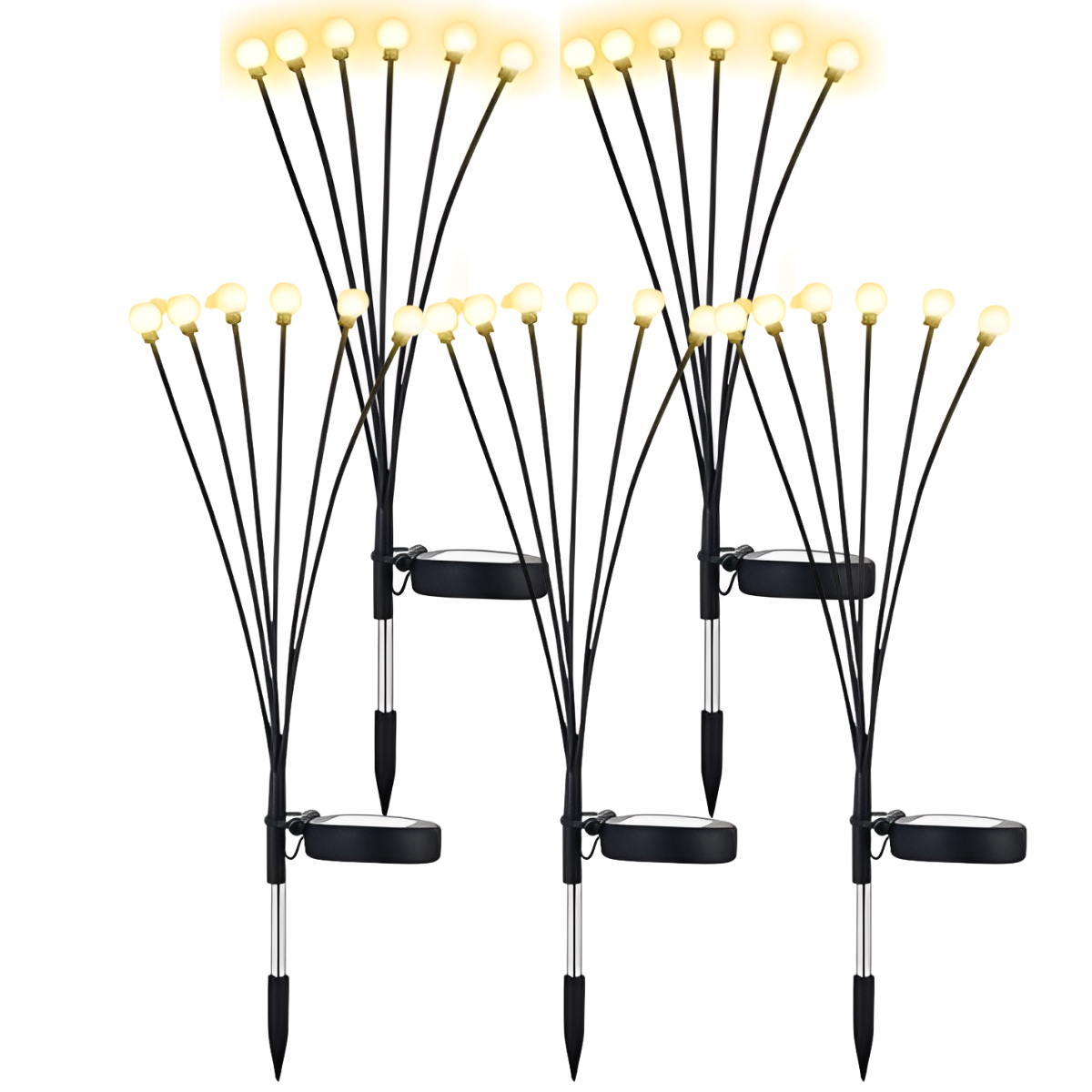 Luminária Solar Led Vagalume para Jardim à Prova D'Água