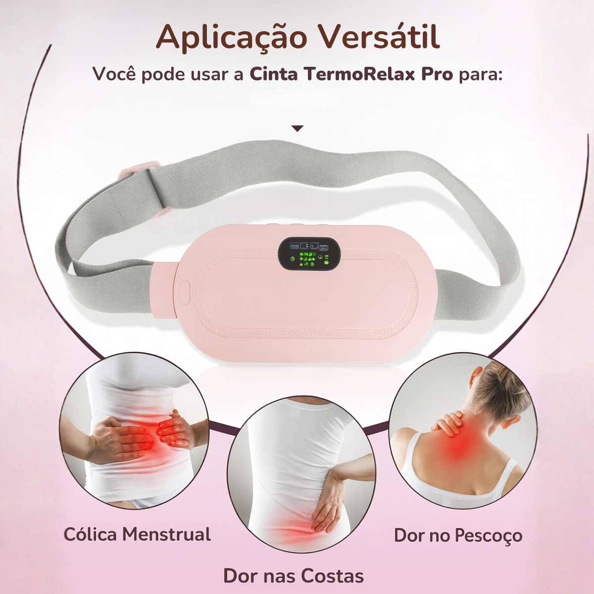 Cinta TermoRelax Pro - Alívio Imediato para Cólicas