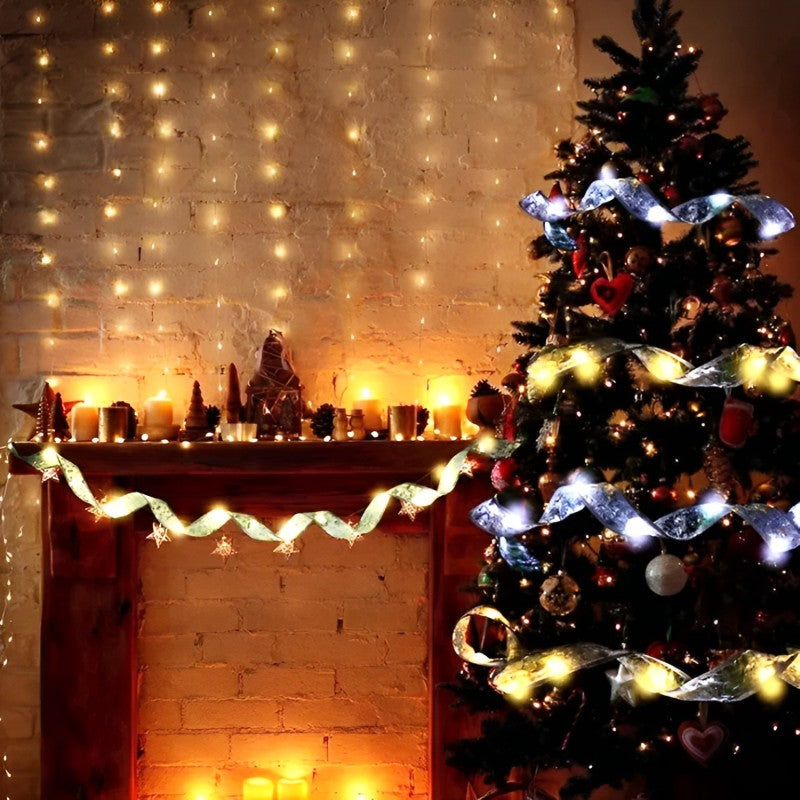Fita de Natal com Pisca Pisca LED
