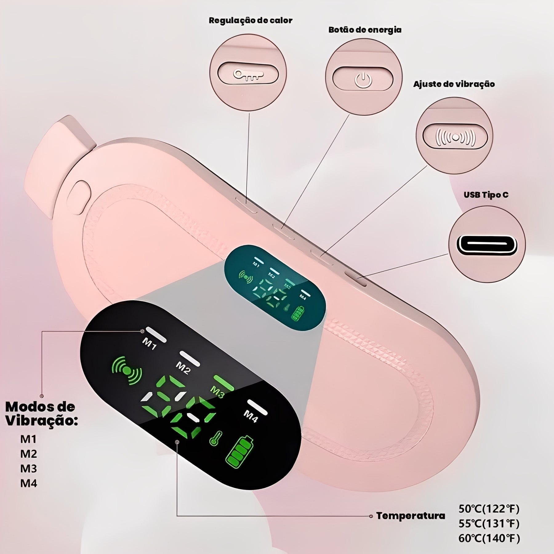 Cinta TermoRelax Pro - Alívio Imediato para Cólicas