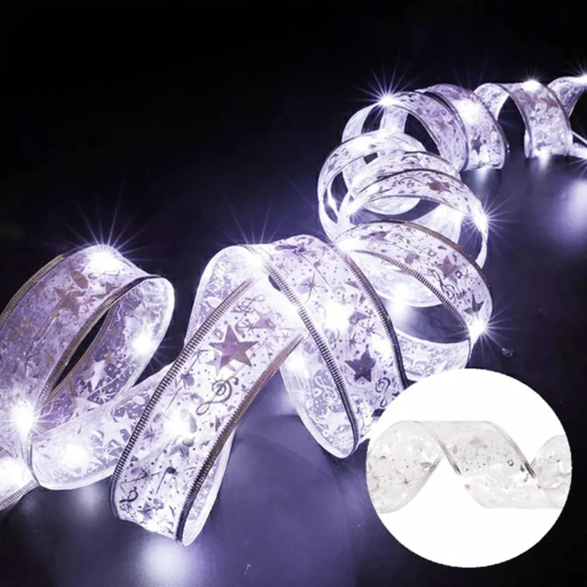 Fita de Natal com Pisca Pisca LED