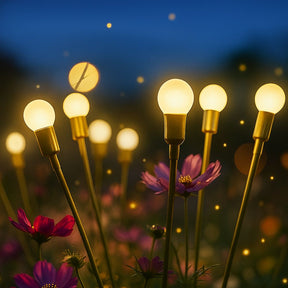 Luminária Solar Led Vagalume para Jardim à Prova D'Água