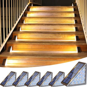 Luminária Led com Energia Solar para Escada Externa Impermeável