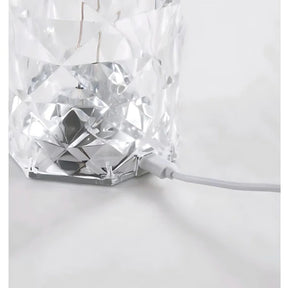 Luminária Cristal Diamante Touch 16 Cores - Luz personalizada, Luxo e Sofisticada