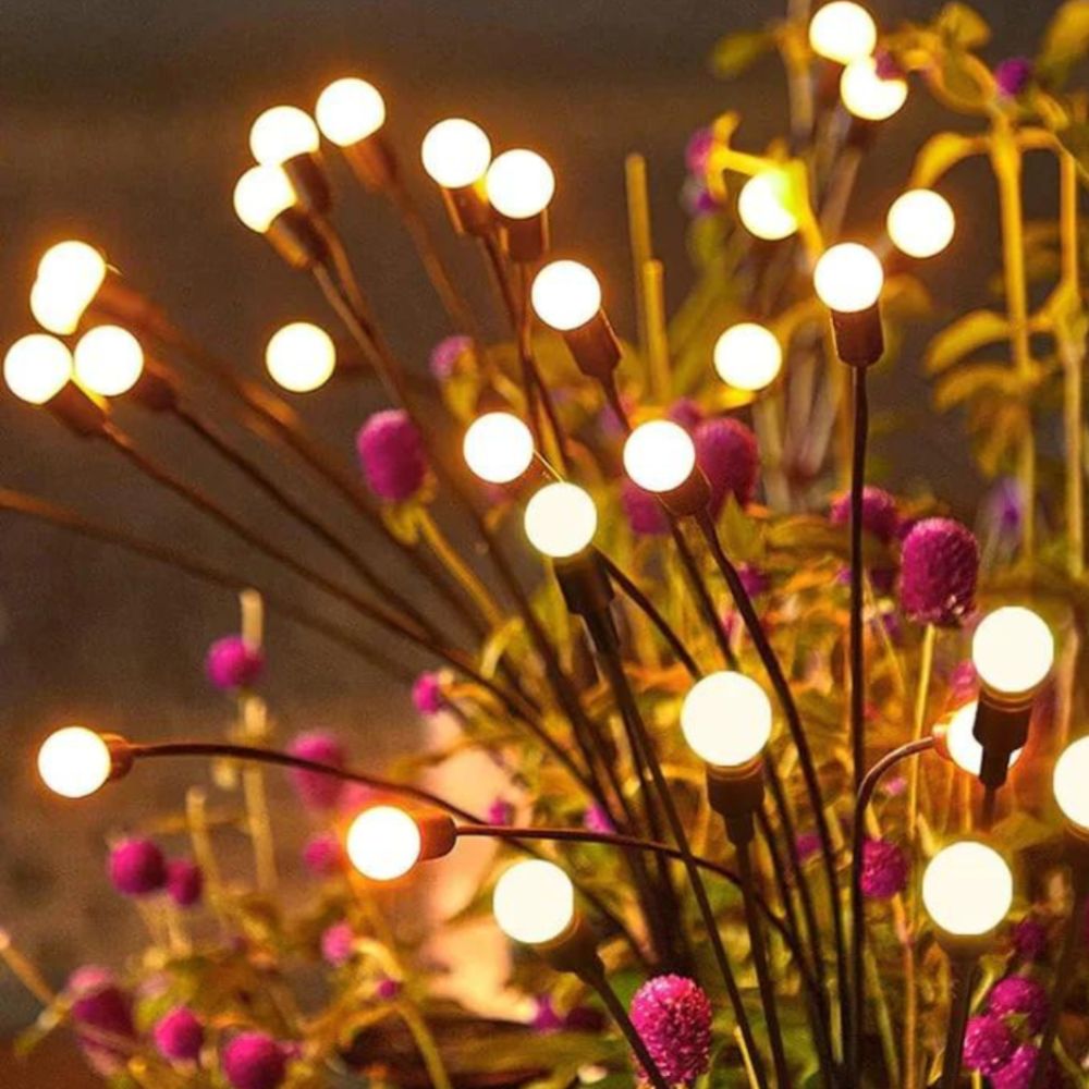 Luminária Solar Led Vagalume para Jardim à Prova D'Água