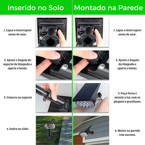Luminária Espeto Solar de Jardim
