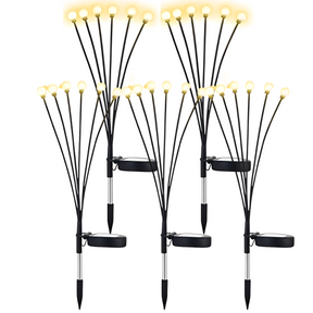 Luminária Solar Led Vagalume para Jardim à Prova D'Água