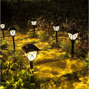 Luminária Cristal Solar de Jardim - CrystalLight