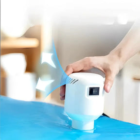 Vacuum Pro – Kit Sacos Compactador + Bomba Elétrica: Economize até 80% do espaço no armário ou na mala