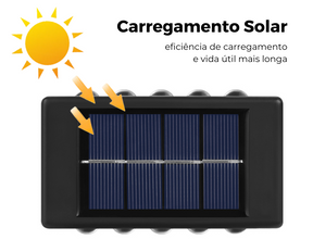 Arandela Solar 10 LEDs